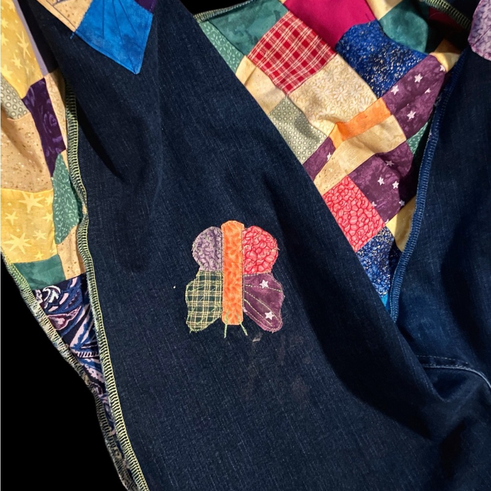 Patchwork Design Women's Jeans - image 5